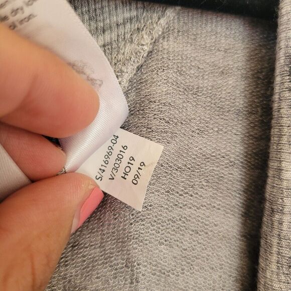 Athleta Nirvana Wear Two Ways Wrap Gray Heather Cardigan Sweater Size Small - Picture 3 of 6